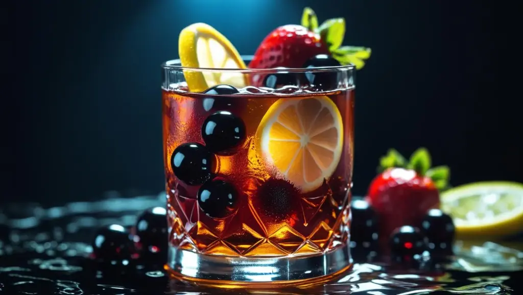 Rhum Cassis-Fraises-Citron 37,5% - 70cl